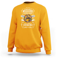 Weekend Forecast Horse Racing With A Chance Of Drinking Sweatshirt - Wonder Print Shop