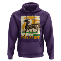 Funny Horse Racing Hoodie And They're Off Horses Race Lover - Wonder Print Shop