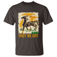 Funny Horse Racing T Shirt And They're Off Horses Race Lover - Wonder Print Shop