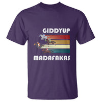 Funny Horse Racing T Shirt Giddy Up Madafakas Horses Race Lover - Wonder Print Shop
