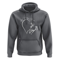 Horse Lover Hoodie My Happy Place Horseback Riding - Wonder Print Shop