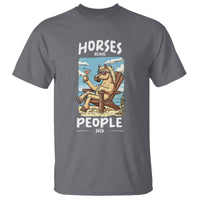 Horse Because People Suck Anti Social Horse Lover T Shirt - Wonder Print Shop