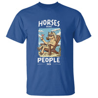 Horse Because People Suck Anti Social Horse Lover T Shirt - Wonder Print Shop
