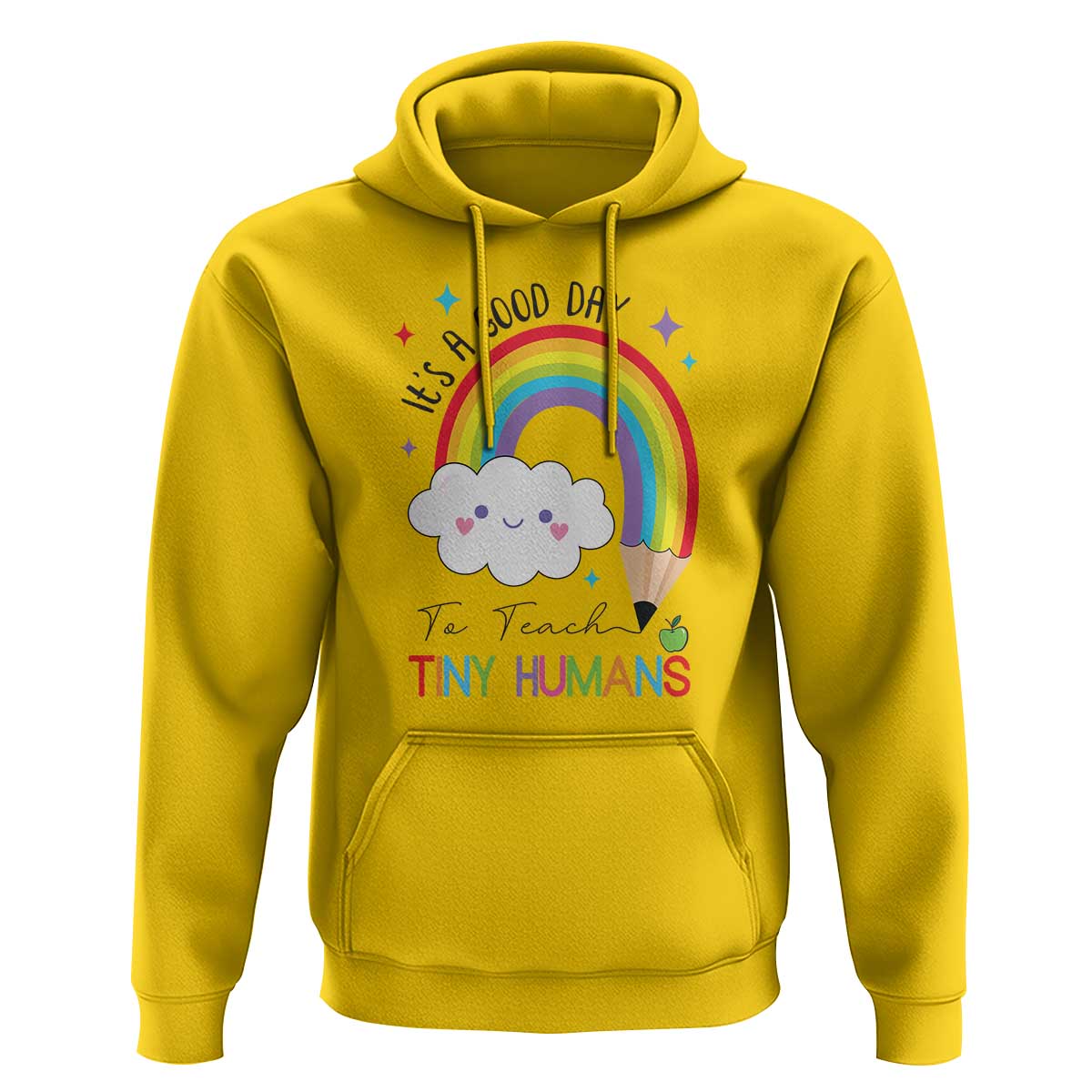 Pre-School Teacher Hoodie It's A Good Day To Teach Tiny Human - Wonder Print Shop