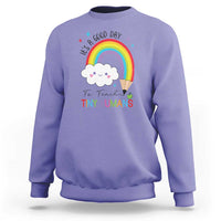Pre-School Teacher Sweatshirt It's A Good Day To Teach Tiny Human - Wonder Print Shop