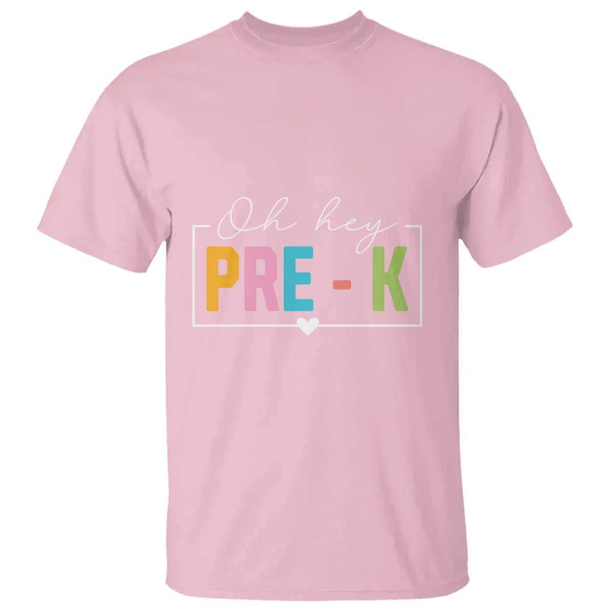 Pre-School Teacher T Shirt Oh Hey Pre-K - Wonder Print Shop