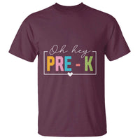 Pre-School Teacher T Shirt Oh Hey Pre-K - Wonder Print Shop