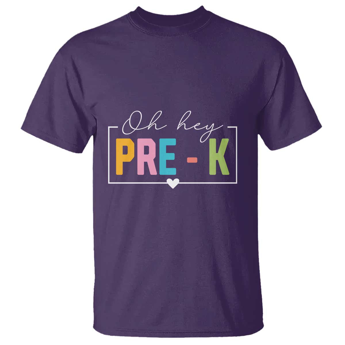 Pre-School Teacher T Shirt Oh Hey Pre-K - Wonder Print Shop