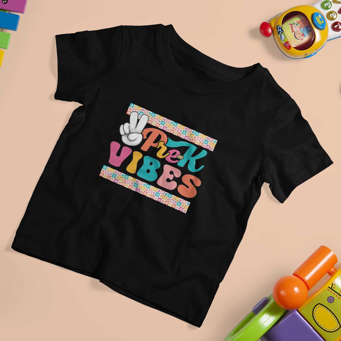 Pre-K Vibes Teacher Kids Back To School T Shirt For Kid - Wonder Print Shop