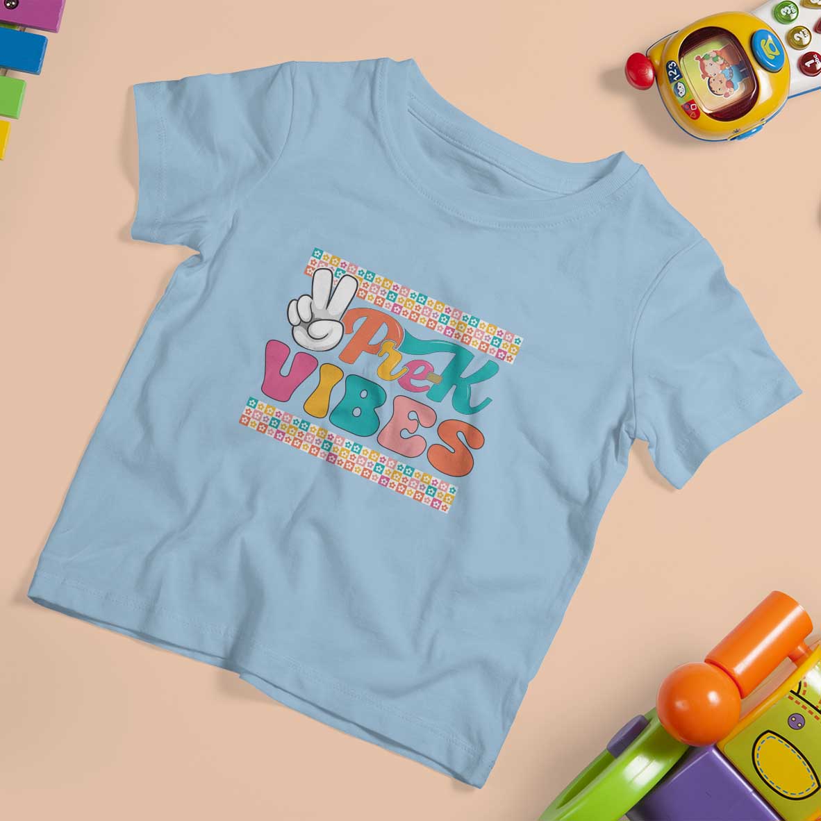 Pre-K Vibes Teacher Kids Back To School T Shirt For Kid - Wonder Print Shop