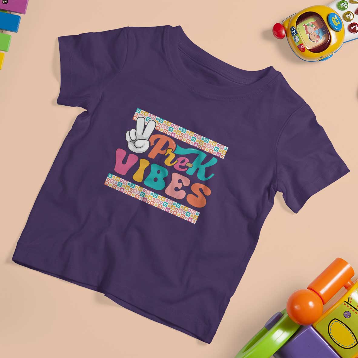 Pre-K Vibes Teacher Kids Back To School T Shirt For Kid - Wonder Print Shop