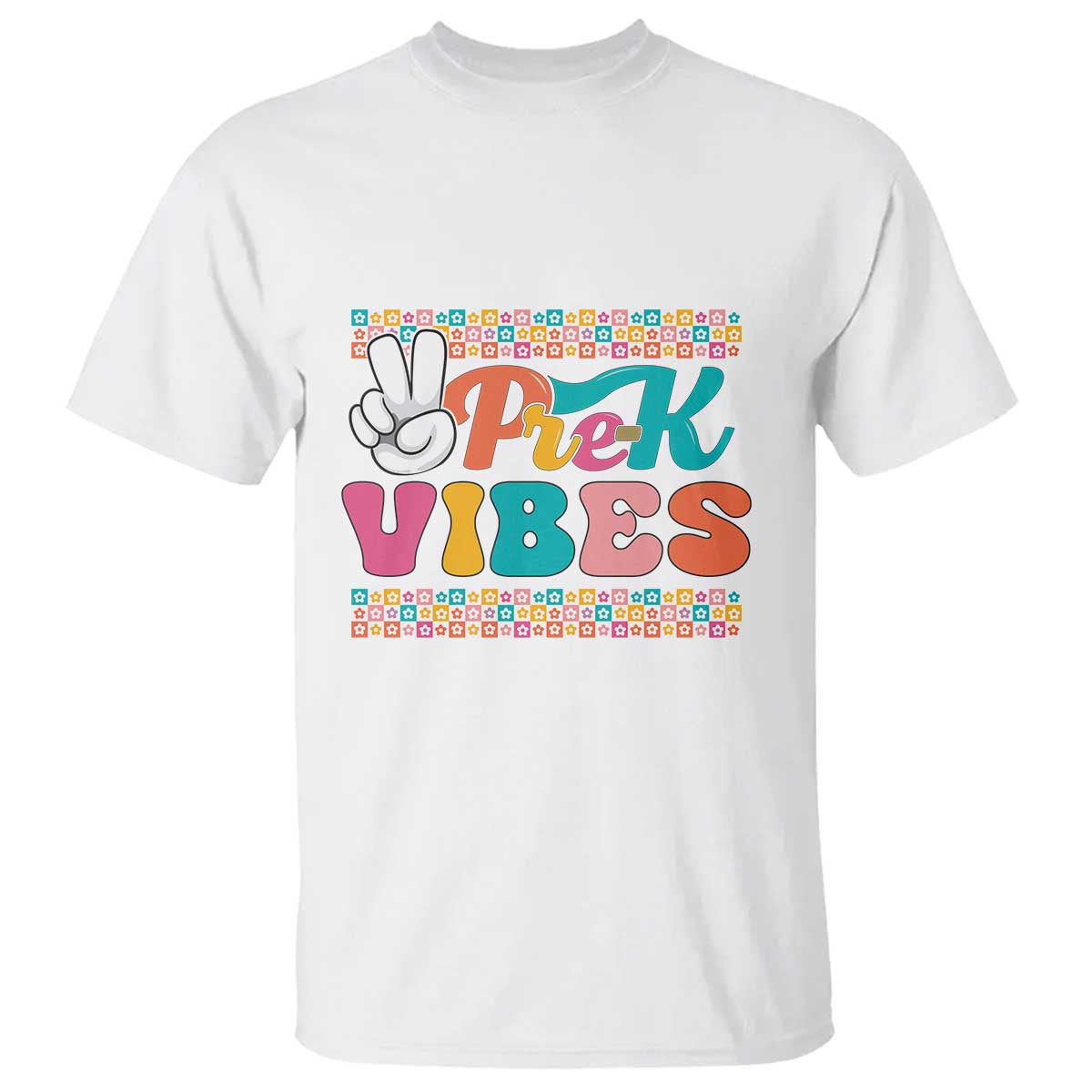 Pre-K Vibes Teacher Kids Back To School T Shirt - Wonder Print Shop