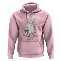 Pre-School Graduation Hoodie Little Miss Pre-K Grad 2024 Cute Unicorn - Wonder Print Shop
