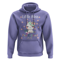 Pre-School Graduation Hoodie Little Miss Pre-K Grad 2024 Cute Unicorn - Wonder Print Shop