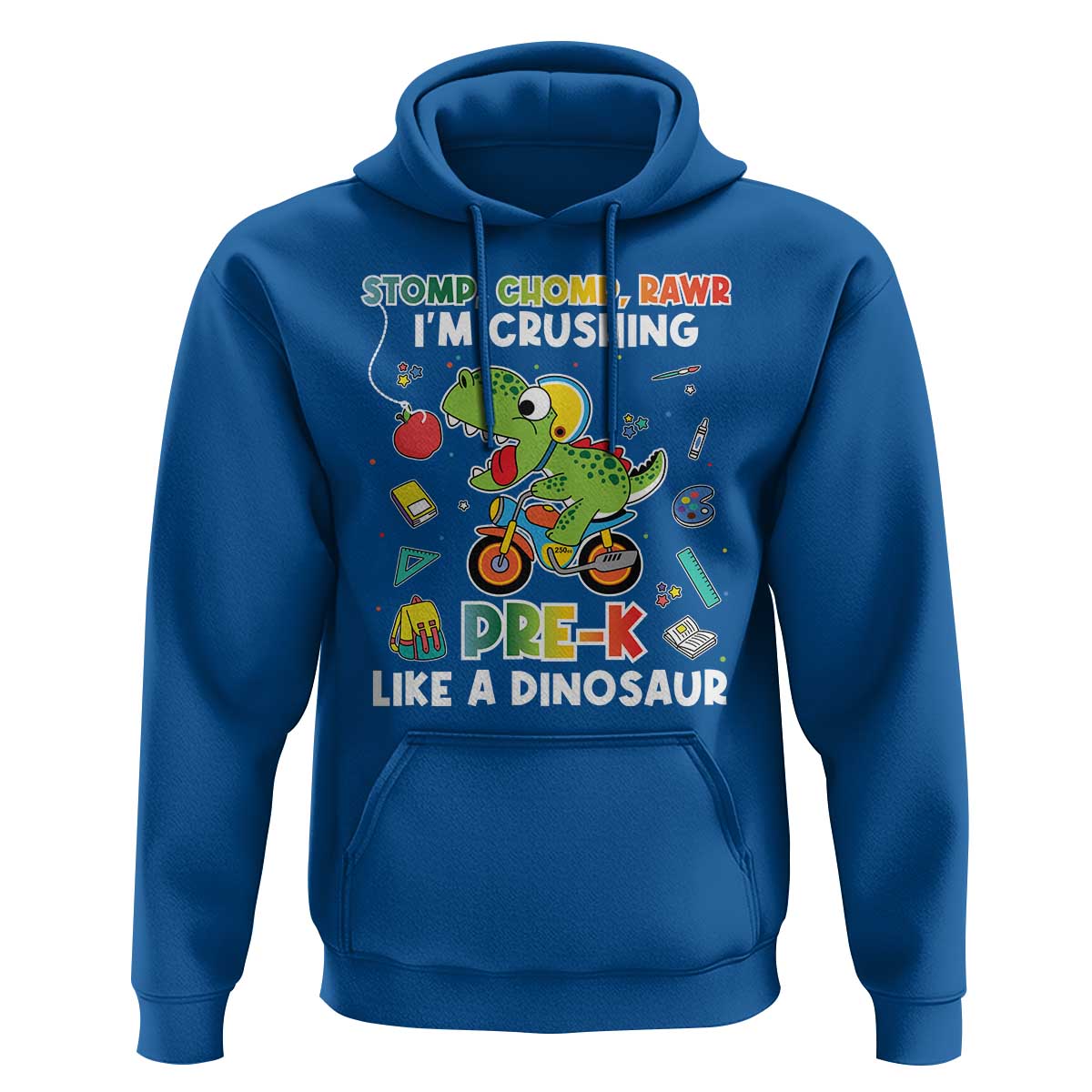 Pre-School Hoodie I'm Crushing Pre-K Like A Dinosaur Back To School - Wonder Print Shop