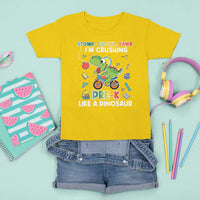 Pre-School T Shirt For Kid I'm Crushing Pre-K Like A Dinosaur Back To School - Wonder Print Shop