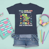 Pre-School T Shirt For Kid I'm Crushing Pre-K Like A Dinosaur Back To School - Wonder Print Shop