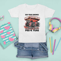 Pre-School Monster Truck T Shirt For Kid Rev Your Engines Shift Your Gear I'm Crashing Into My Pre-K Year - Wonder Print Shop