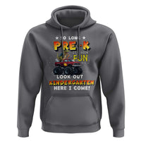 Pre-School Graduation Hoodie So Long Pre-K Look Out Kindergarten Here I Come Dinosaur Monster Truck - Wonder Print Shop