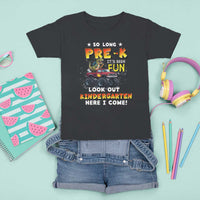Pre-School Graduation T Shirt For Kid So Long Pre-K Look Out Kindergarten Here I Come Dinosaur Monster Truck - Wonder Print Shop