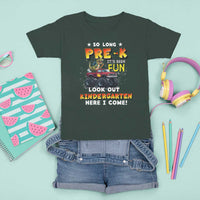Pre-School Graduation T Shirt For Kid So Long Pre-K Look Out Kindergarten Here I Come Dinosaur Monster Truck - Wonder Print Shop