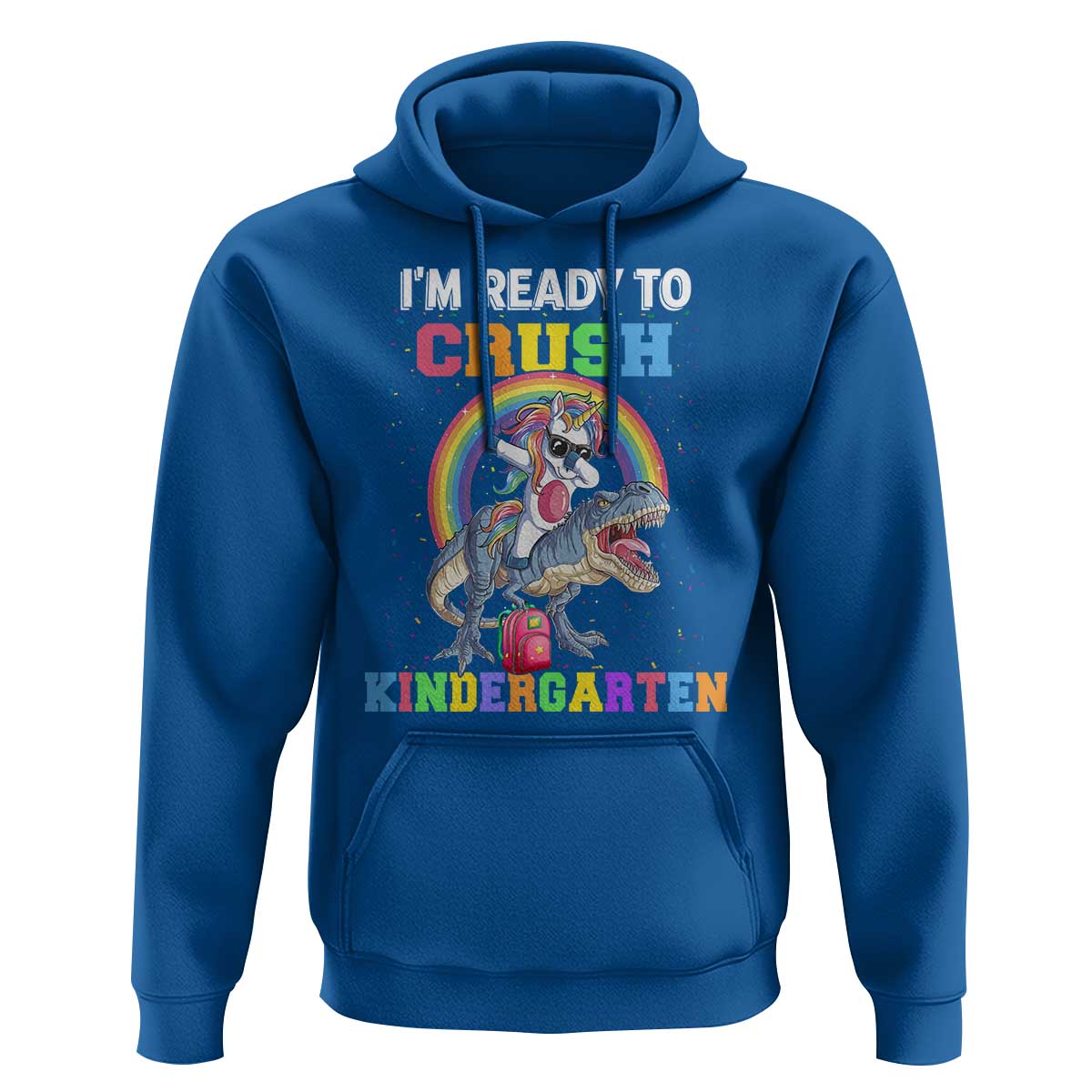 I'm Ready To Crush Kindergarden Hoodie Funny Monster Truck Dinosaur Unicorn - Wonder Print Shop