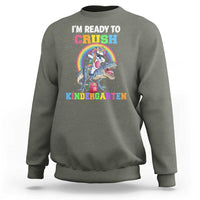 I'm Ready To Crush Kindergarden Sweatshirt Funny Monster Truck Dinosaur Unicorn - Wonder Print Shop
