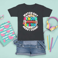 Watch Out Kindergarten T Shirt For Kid Here I Come 1st Day Of School - Wonder Print Shop
