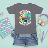 Watch Out Kindergarten T Shirt For Kid Here I Come 1st Day Of School - Wonder Print Shop