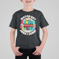 Watch Out Kindergarten T Shirt For Kid Here I Come 1st Day Of School - Wonder Print Shop