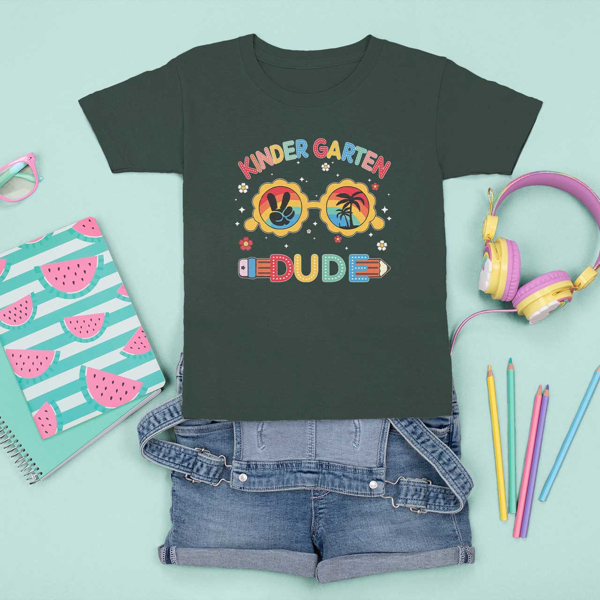 Funny Cool Kindergarten Dude T Shirt For Kid - Wonder Print Shop