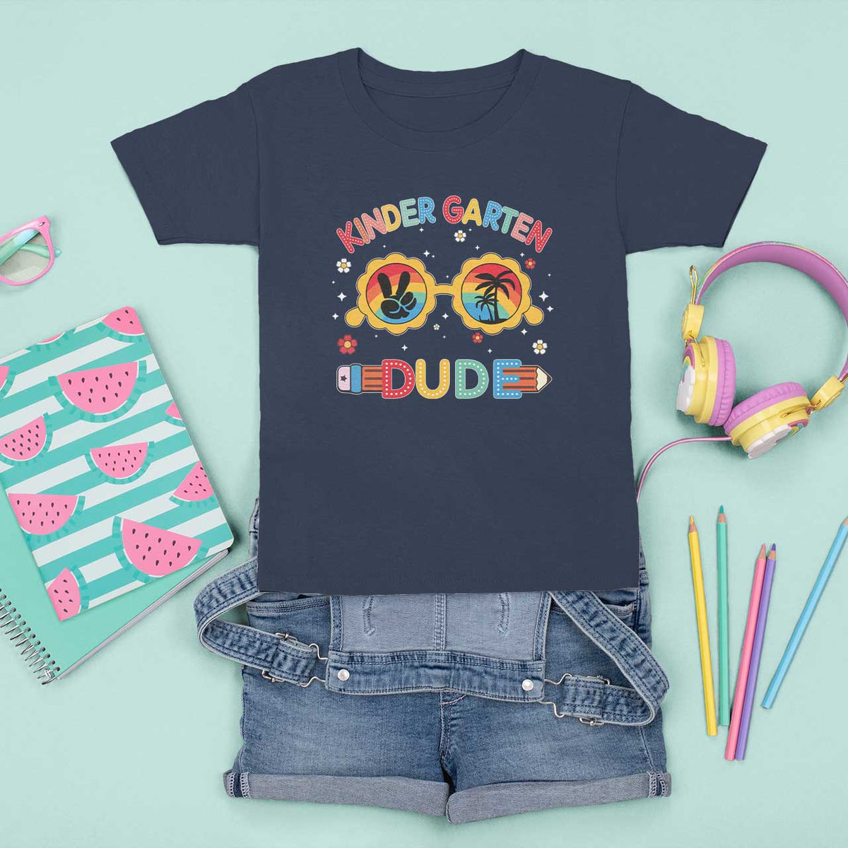 Funny Cool Kindergarten Dude T Shirt For Kid - Wonder Print Shop