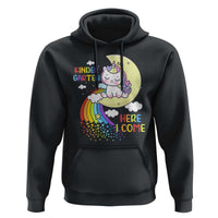 Kindergarten Here I come Hoodie Cute Unicorn Back To School - Wonder Print Shop