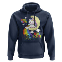 Kindergarten Here I come Hoodie Cute Unicorn Back To School - Wonder Print Shop