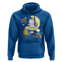 Kindergarten Here I come Hoodie Cute Unicorn Back To School - Wonder Print Shop