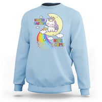 Kindergarten Here I come Sweatshirt Cute Unicorn Back To School - Wonder Print Shop
