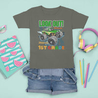 Look Out 1st Grade Monster Truck T Shirt For Kid - Wonder Print Shop