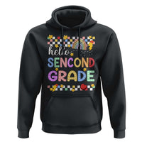 Hello Second Grade Groovy Back To School Hoodie - Wonder Print Shop