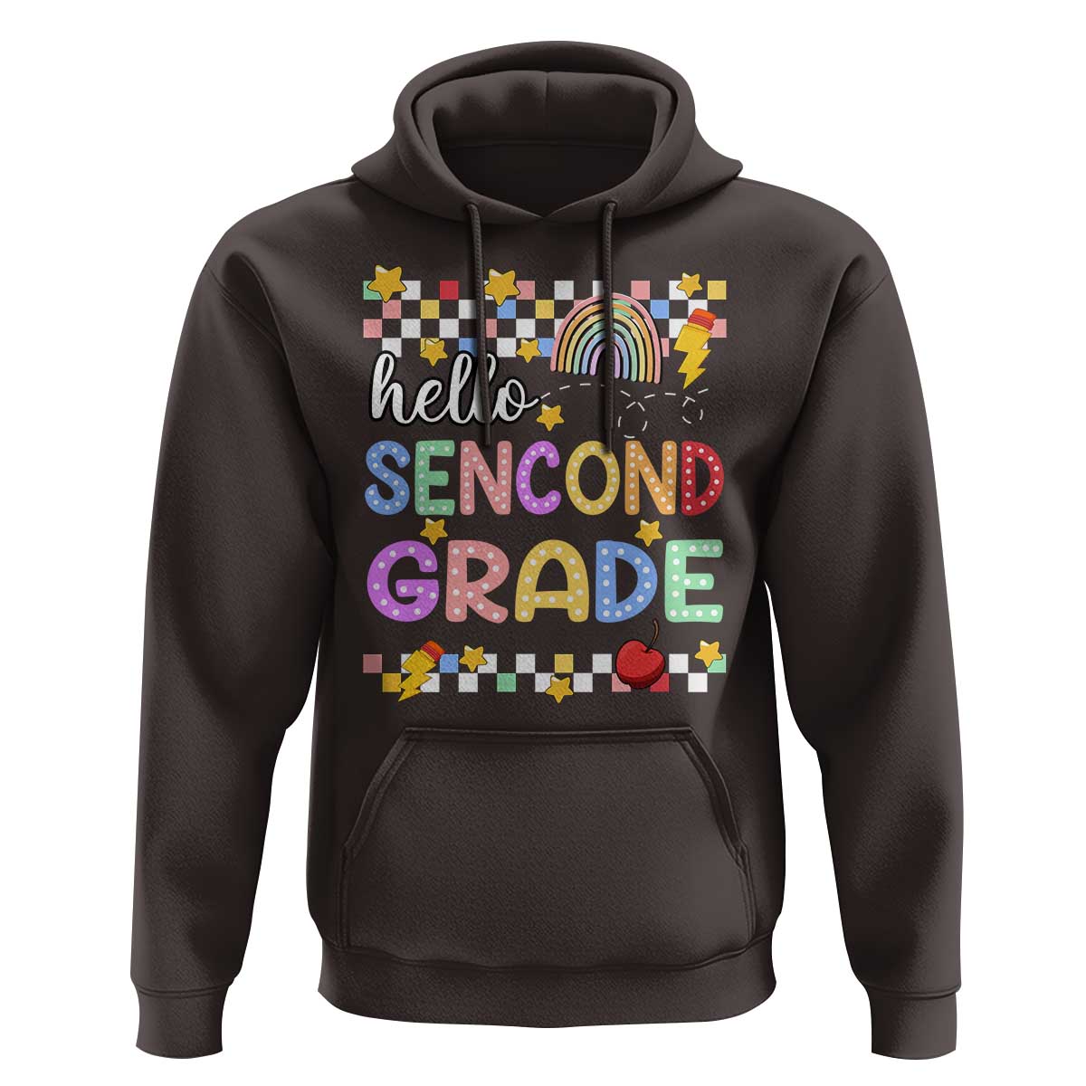 Hello Second Grade Groovy Back To School Hoodie - Wonder Print Shop