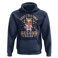 Funny Back To School Unicorn Hoodie Ready To Crush Second Grade Retro Groovy - Wonder Print Shop