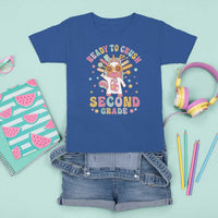 Funny Back To School Unicorn T Shirt For Kid Ready To Crush Second Grade Retro Groovy - Wonder Print Shop