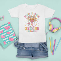Funny Back To School Unicorn T Shirt For Kid Ready To Crush Second Grade Retro Groovy - Wonder Print Shop