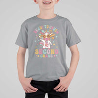 Funny Back To School Unicorn T Shirt For Kid Ready To Crush Second Grade Retro Groovy - Wonder Print Shop