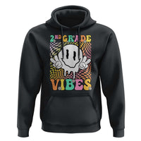 2nd Grade Vibes Hoodie Retro Groovy Back To School - Wonder Print Shop