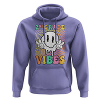 2nd Grade Vibes Hoodie Retro Groovy Back To School - Wonder Print Shop