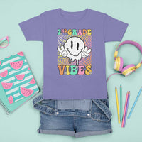 2nd Grade Vibes T Shirt For Kid Retro Groovy Back To School - Wonder Print Shop
