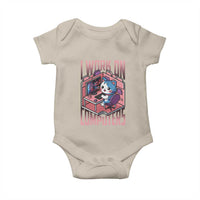 Funny Programmer Baby Onesie I Work On Computers Japan Anime Cat