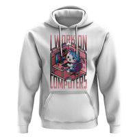 Funny Programmer Hoodie I Work On Computers Japan Anime Cat