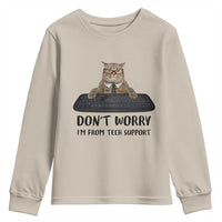 Funny Don't Worry I'm From Tech Support Youth Sweatshirt
