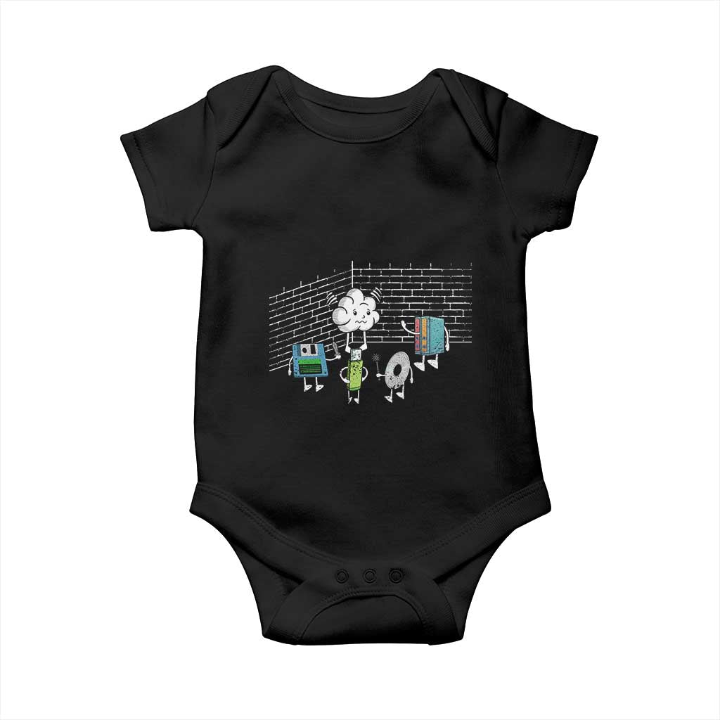 Funny Software Developers Baby Onesie Computer Storage Evolution Cloud